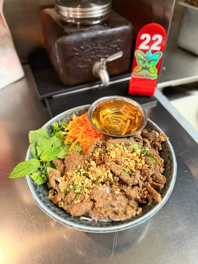 Lemongrass Beef Vermicelli (Bún Bò).