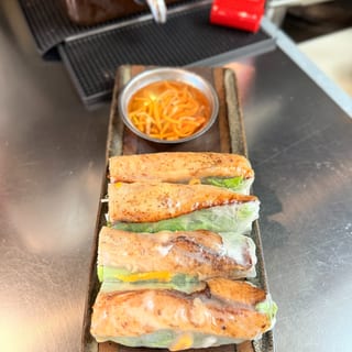 Grilled Fish Spring Rolls                                                (Gỏi cuốn CÁ Nướng)