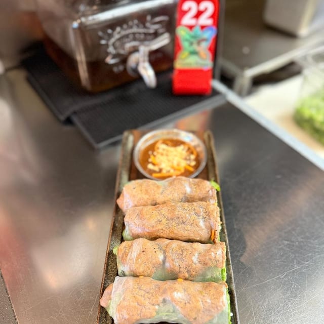 Lemongrass Beef Spring Rolls (Goi Cuon Bo Nuong).