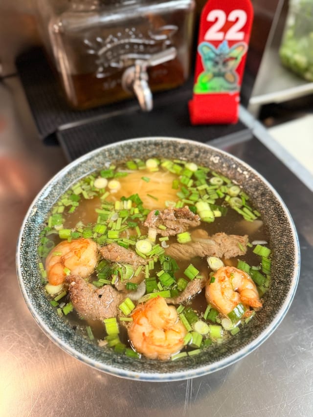 Lemongrass Beef N' Shrimp N.S (Phở Tôm Bò Nướng).