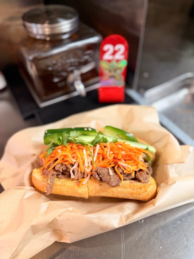 Lemongrass Beef Sandwich (Bánh mì BÒ Nướng).
